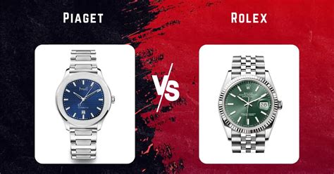 piaget vs rolex